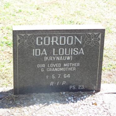 GORDON Ida Louisa nee KRYNAUW -1964