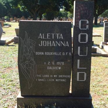 GOULD Aletta Johanna -1978