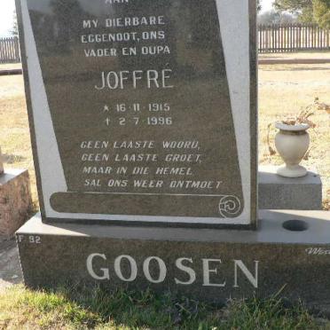 GOOSEN Joffré 1915-1996