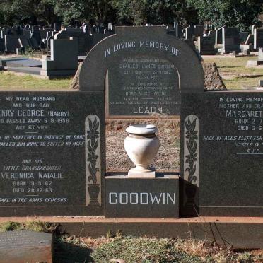 GOODWIN Henry George -1958 &amp; Margaret May 1895-1981 :: GOODWIN Veronica Natalie 1962-1963