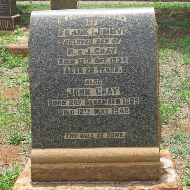 GRAY John 1869-1948 :: GRAY Frank -1934