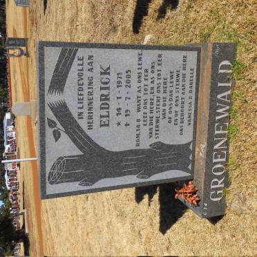 GROENEWALD Eldrick 1971-2005