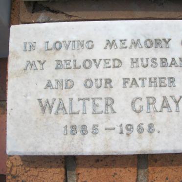 GRAY Walter 1885-1968
