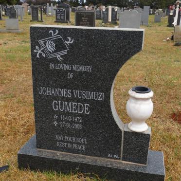 GUMEDE Johannes Vusimuzi 1972-2003