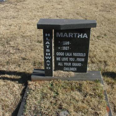 HLATSHWAYO Martha 1899-1927