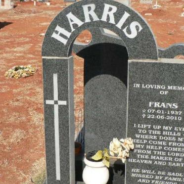 HARRIS Frans 1937-2010