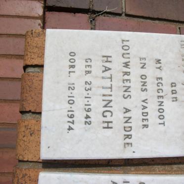 HATTINGH Louwrens Andre 1942-1974