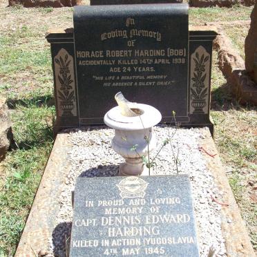 HARDING Horace Robert -1938 :: HARDING Dennis Edward -1945