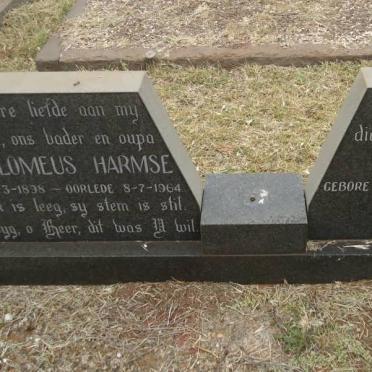HARMSE Bartholomeus 1898-1964 &amp; Ann 1909-1986