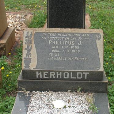 HERHOLDT Phillipus J. 1895-1959