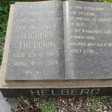 HELBERG Jacobus Frederik 1905-1964