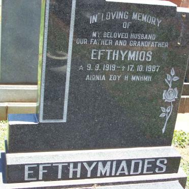 EFTHYMIADES Efthymios 1919-1987