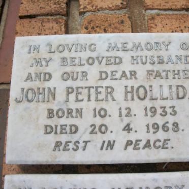 HOLLIDAY John Peter 1933-1968