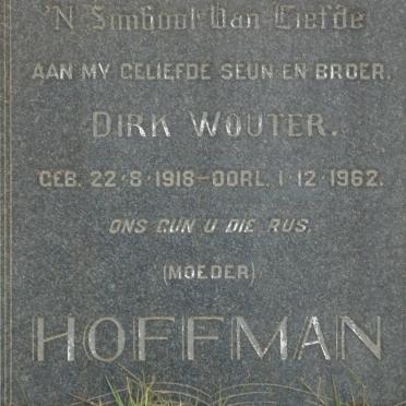 HOFFMAN Dirk Wouter 1918-1962