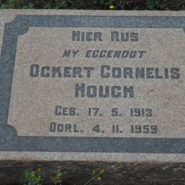 HOUGH Ockert Cornelis 1913-1959