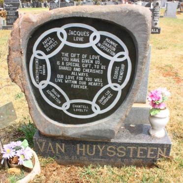 HUYSSTEEN,  van 1981-2002