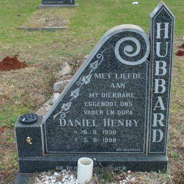 HUBBARD Daniel Henry 1930-1998