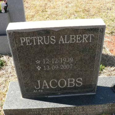 JACOBS Petrus Albert 1939-2007