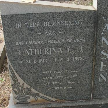 JANSEN Catherina C.J. 1913-1973