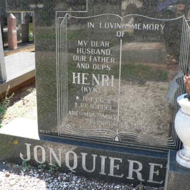 JONQUIERE Henri 1929-1993