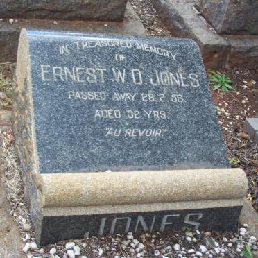JONES Ernest W.O. -1956