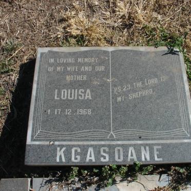 KGASOANE Louisa -1968