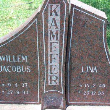 KAMFFER Willem Jacobus 1937-1993 &amp; Lina 1940-1995
