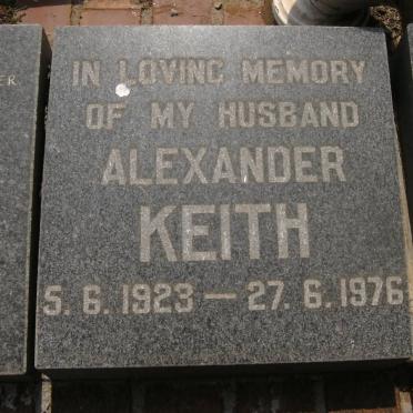 KEITH Alexander 1923-1976