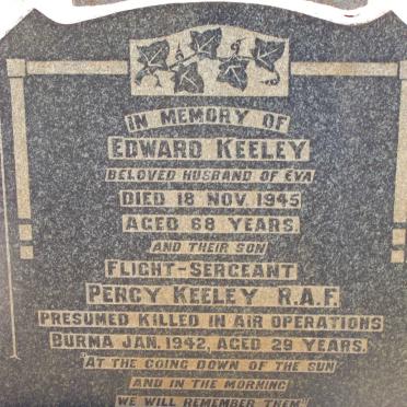 KEELEY Edward -1945 :: KEELEY Percy -1942