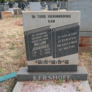 KERSHOFF Willem Johannes 1934-1982