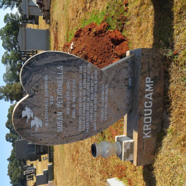 KROUCAMP Susan Petronella 1914-2001