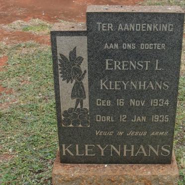 KLEYNHANS Erenst L. 1934-1935