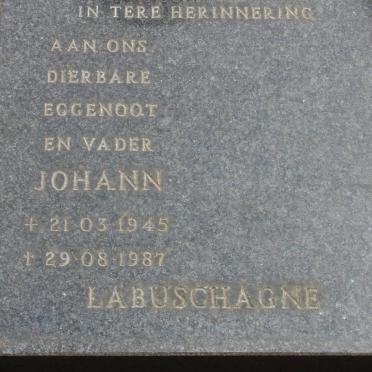 LABUSCHAGNE Johann 1945-1987