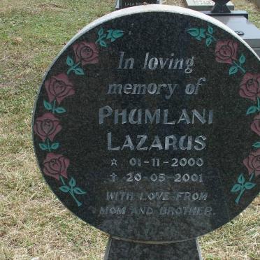 LAZARUS Phumlani 2000-2001