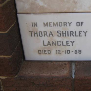LANGLEY Thora Shirley -1959