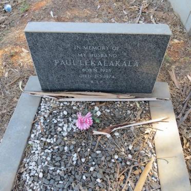 LEKALAKALA Paul 1925-1974