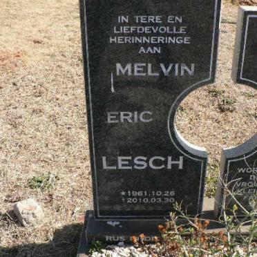 LESCH Melvin Eric 1961-2010