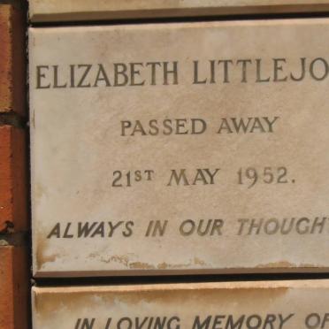 LITTLEJOHN Elizabeth -1952