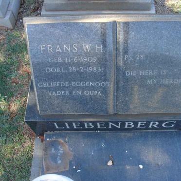 LIEBENBERG Frans W.H. 1909-1983