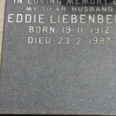 LIEBENBERG Eddie 1912-1987