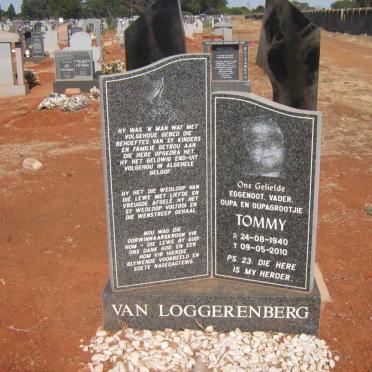 LOGGERENBERG Tommy, van 1940-2010