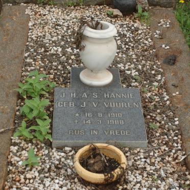 LOGGENBERG J.H.A.S. nee VAN VUUREN 1910-1988