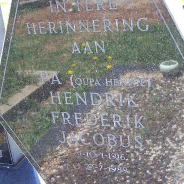 LOTTERING Hendrik Frederik Jacobus 1916-1989