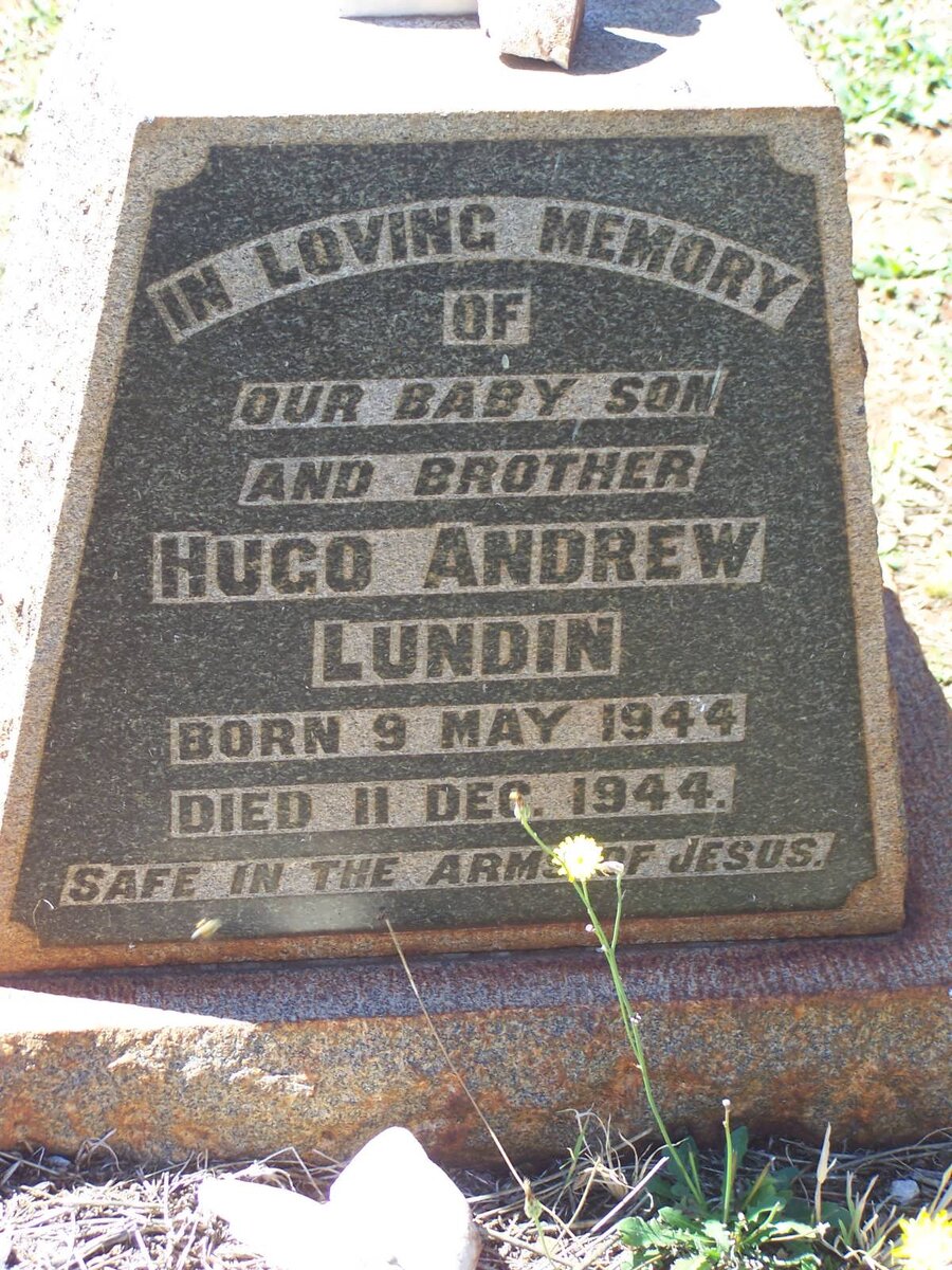 LUNDIN Hugo Andrew 1944-1944