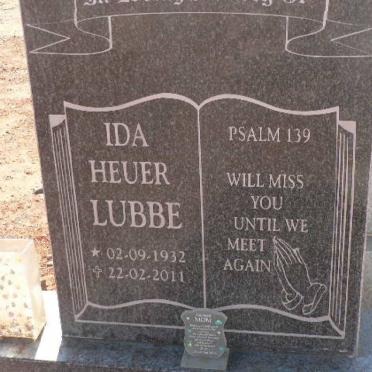 LUBBE Ida Heuer 1932-2011