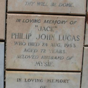 LUCAS Philip John -1953