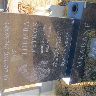 MKABANE Themba Petros 1940-2004