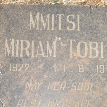 MMITSI Miriam Tobi 1922-1971