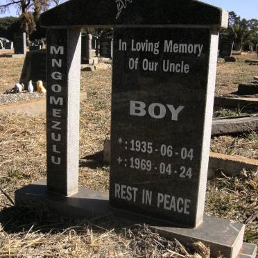 MNGOMEZULU Boy 1935-1969