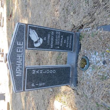 MPHAHLELE Piet Mahlogo 1916-1973